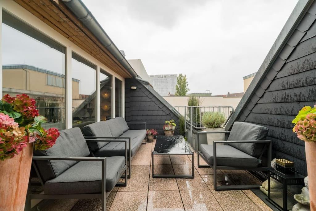 Ruhige Dachwohnung Mit Terrasse Berlin Mitte - Spacious Modern Rooftop Loft In Berlin Mitte Zewnętrze zdjęcie